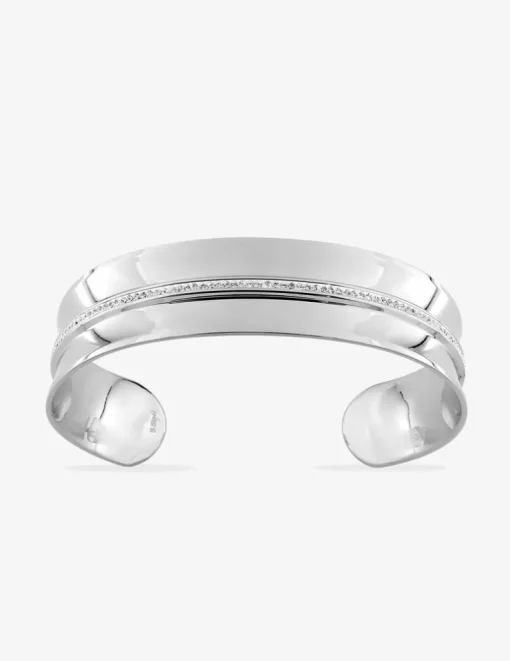 Bracelet manchette rigide et cristaux synthétiques SO OR