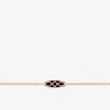 Bracelet Mélodie Or rose 375‰ et laque noir de Jais SO OR