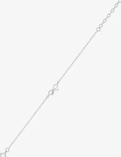 Bracelet motif nœud en argent 925 ‰ rhodié SO OR