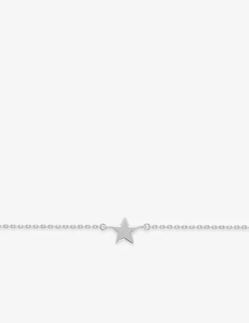 Bracelet motif étoile en argent 925 ‰ rhodié SO OR