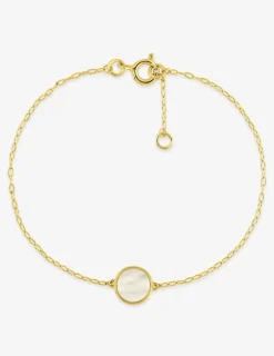 Bracelet nacre or jaune 375‰ SO OR