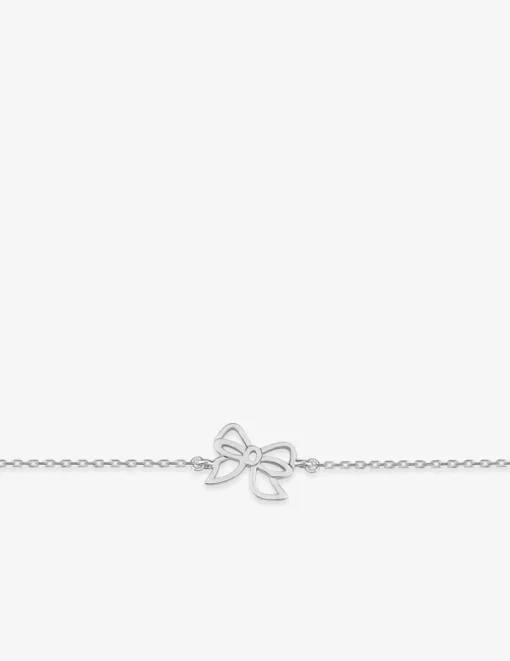 Bracelet nœud argent 925‰ rhodié SO OR
