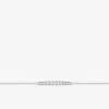 Bracelet or 375 ‰ blanc avec diamants synthétiques 0,33 ct SO OR