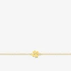 Bracelet or 750 ‰ jaune avec trèfle SO OR