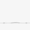 Bracelet or blanc 375‰ et oxyde de zirconium SO OR
