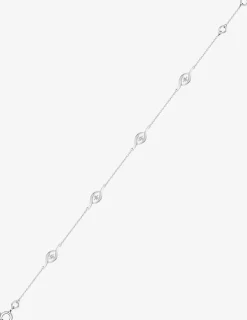 Bracelet or blanc 375‰ et oxyde de zirconium SO OR