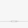 Bracelet or blanc 375‰ et oxyde de zirconium SO OR