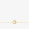Bracelet or jaune 375 ‰ avec anneaux fantaisie SO OR