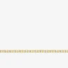 Bracelet or jaune 375 ‰ et diamants synthétiques 1,00 ct SO OR