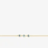Bracelet or jaune 375‰ et 3 topazes SO OR