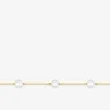 Bracelet or jaune 375‰ et perles de 5,5 mm SO OR