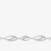 Bracelet oxyde de zirconium bleu argent 925‰ rhodié SO OR