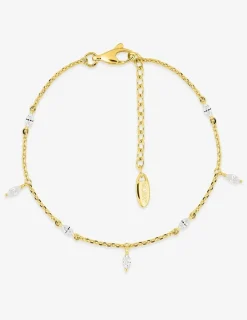 Bracelet Plaqué or & oxydes de zirconium SO OR