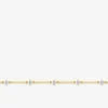 Bracelet plaqué or avec 5 oxydes de zirconium SO OR