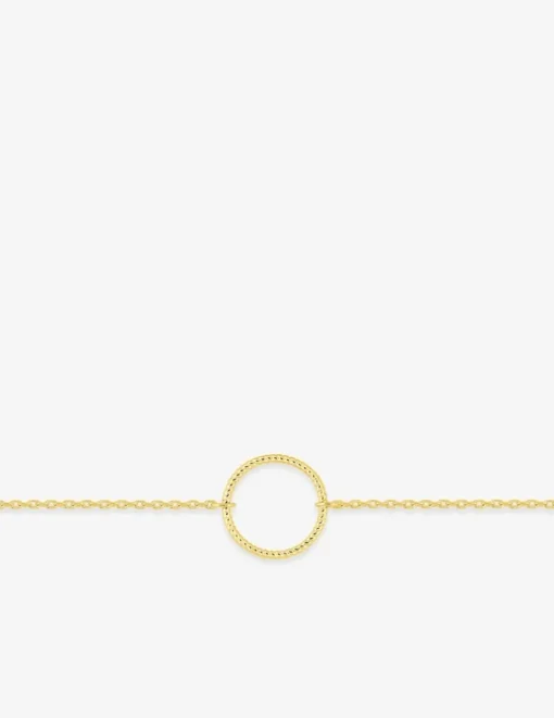 Bracelet plaqué or avec anneau SO OR
