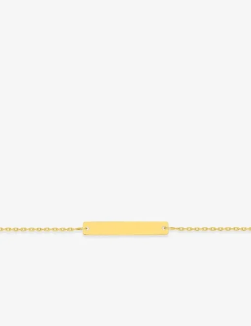 Bracelet plaqué or avec motif à graver SO OR