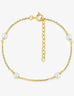 Bracelet plaqué or avec perles d'imitation SO OR