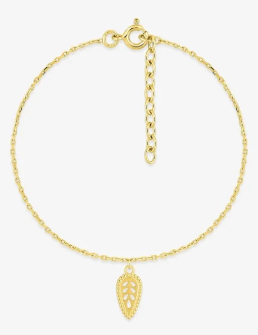 Bracelet plaqué or et motif pendant SO OR