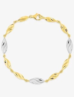 Bracelet plaqué or et rhodium SO OR