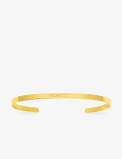 Bracelet plaqué or jonc plat ouvert à graver SO OR