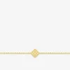 Bracelet plaqué or motif quadrillé SO OR