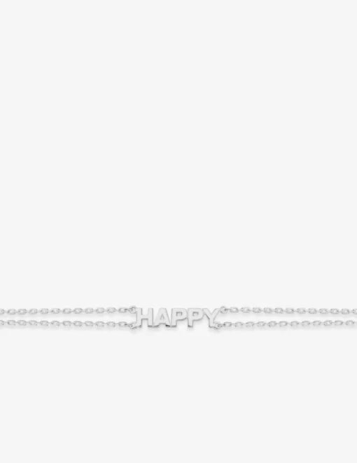 Bracelet "Happy" en argent 925‰ rhodié SO OR