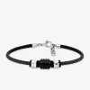 Bracelet rigide en acier avec imprimé noir SO OR