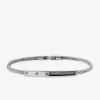 Bracelet rigide, fil acier gris SO OR