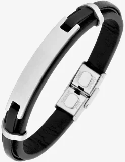 Bracelet rigide matière synthétique et acier SO OR