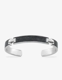 Bracelet rigide pour homme argent 925 ‰ rhodié SO OR