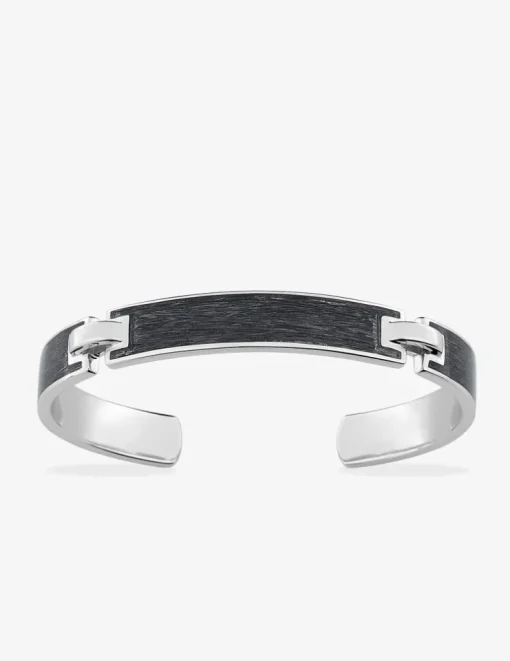 Bracelet rigide pour homme argent 925 ‰ rhodié SO OR