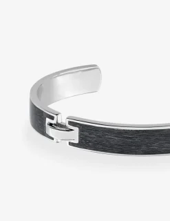 Bracelet rigide pour homme argent 925 ‰ rhodié SO OR