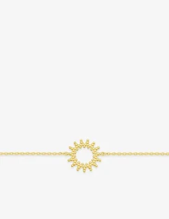 Bracelet soleil plaqué or SO OR