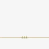 Bracelet trilogie oxydes de zirconium sertis clos or jaune 375‰ SO OR