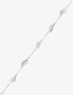 Bracelet vagues en argent 925‰ rhodié SO OR