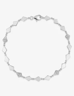 Bracelets motifs géométriques argent 925‰ rhodié et oxydes de zirconium SO OR