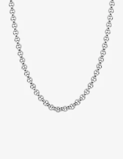 Chaine acier gris maille forçat ronde SO OR