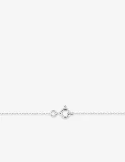 Chaine forçat diamantée or blanc 750 ‰ 0,85 mm SO OR