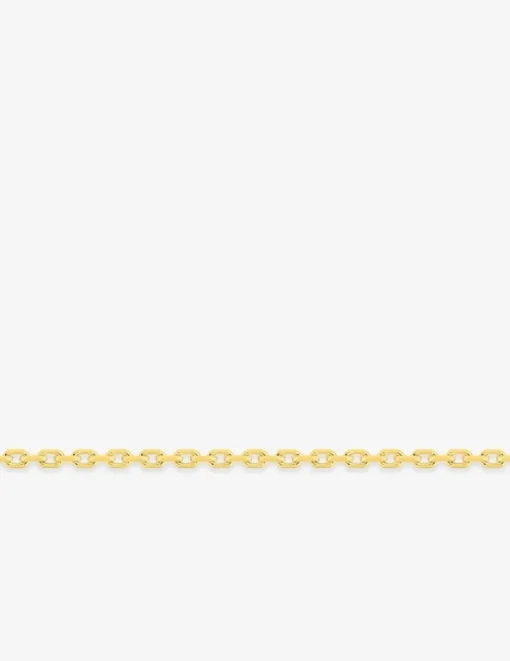 Chaine forçat diamantée or jaune 750 ‰ 0,97 mm SO OR