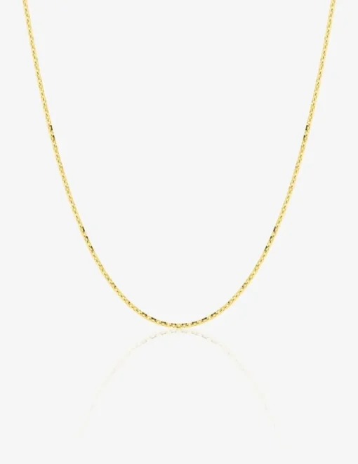 Chaine forçat diamantée or jaune 750 ‰ 0,97 mm SO OR