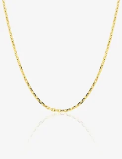 Chaine forçat diamantée or jaune 750 ‰ 1,60 mm SO OR