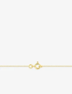 Chaine forçat diamantée or jaune 750 ‰ 0,74 mm SO OR