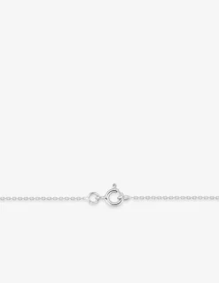 Chaine forçat diamantée or blanc 750 ‰ 0,97 mm SO OR