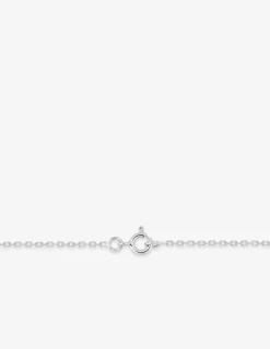 Chaine forçat diamantée or blanc 750 ‰ 1,45 mm SO OR