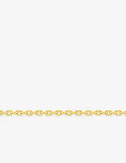 Chaine forçat diamantée or jaune 750 ‰ 1,15 mm SO OR