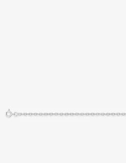 Chaine forçat en argent 925 ‰ rhodié 2,15 mm de largeur SO OR