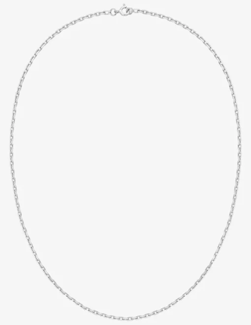 Chaine forçat en argent 925 ‰ rhodié 2,15 mm de largeur SO OR