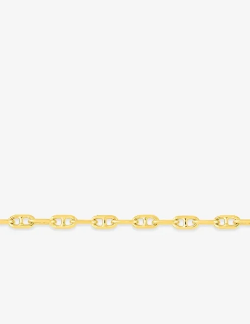 Chaine forçat en or jaune 375 ‰ 1,5 mm de largeur SO OR