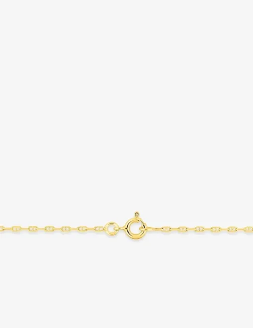 Chaine forçat en or jaune 375 ‰ 1,5 mm de largeur SO OR