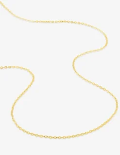 Chaine forçat miroir or jaune 750 ‰ SO OR